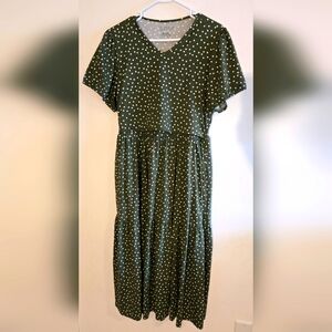 Super Cute Dresses L Green Maxi Dress